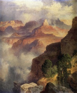 A Bit of the Grand Canyon-Grand Canyon of the Colorado River by Oil Painting Reproduction