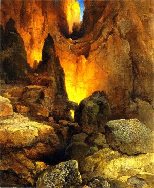 A Side Canyon, Grand Canyon of Arizona by Oil Painting Reproduction