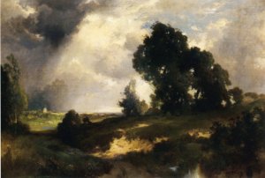 The Passing Shower by Oil Painting Reproduction