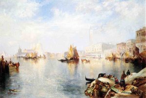 Venetian Grand Canal by Oil Painting Reproduction