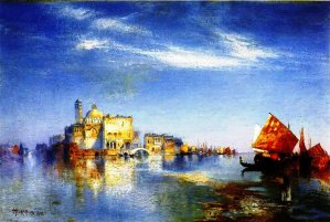 View of Venice by Oil Painting Reproduction